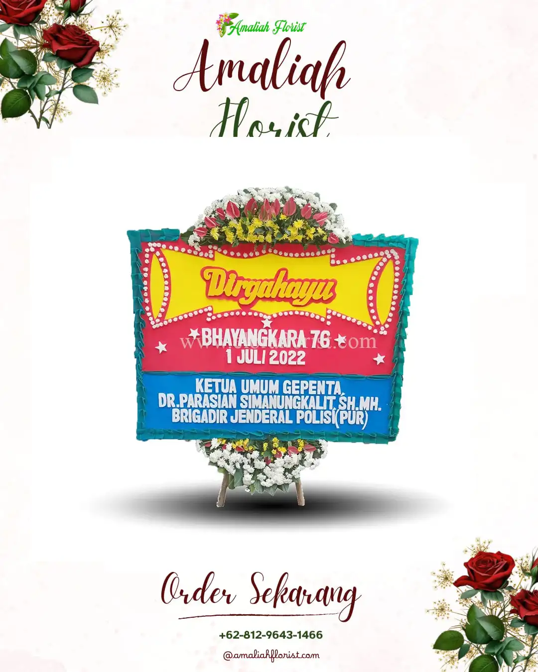 Papan Bunga HUT Ulang Tahun Tanjung Bumi